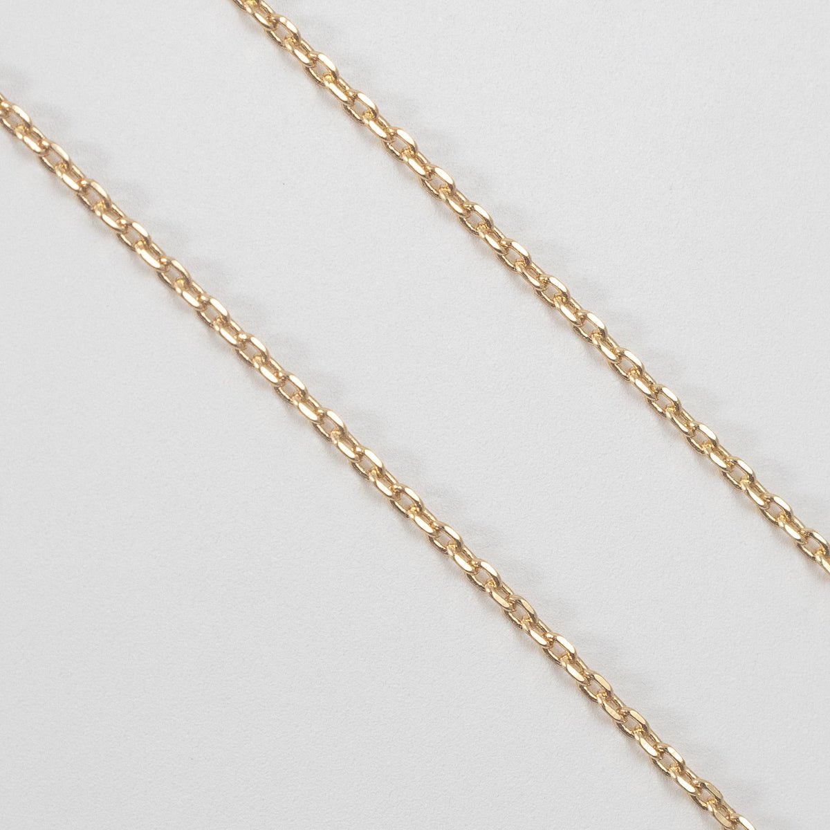 Cadena Cajon Cuadrado 45cm 1mm - Vibrantto Joyería - C730