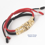 Manilla Pareja Doble Inicial - Vibrantto Joyas y Accesorios - MP3014