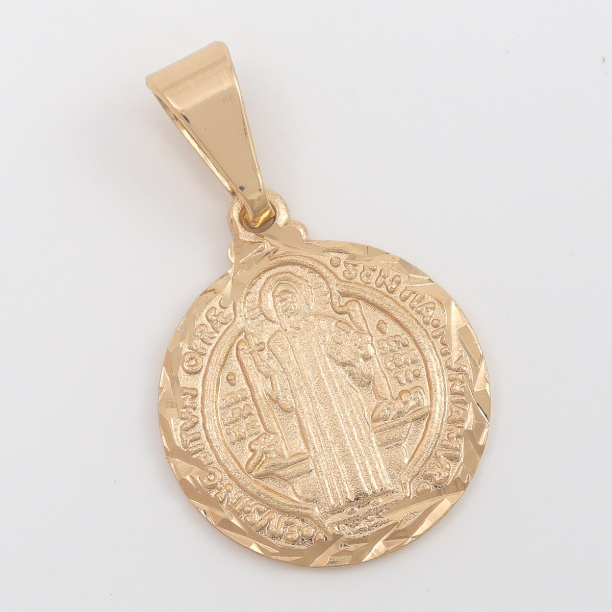 Medalla San Benito Diamantado - Vibrantto Joyería - OC27710