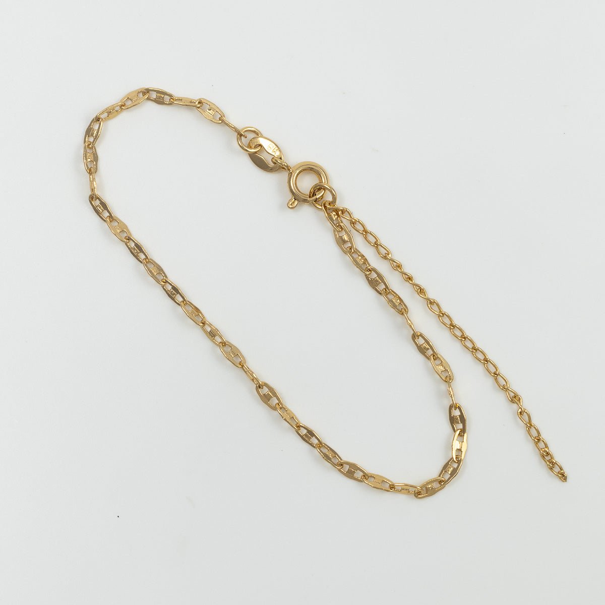 Pulsera Escalera Cruzada 2.5mm 17cm - Vibrantto Joyería - OC56332