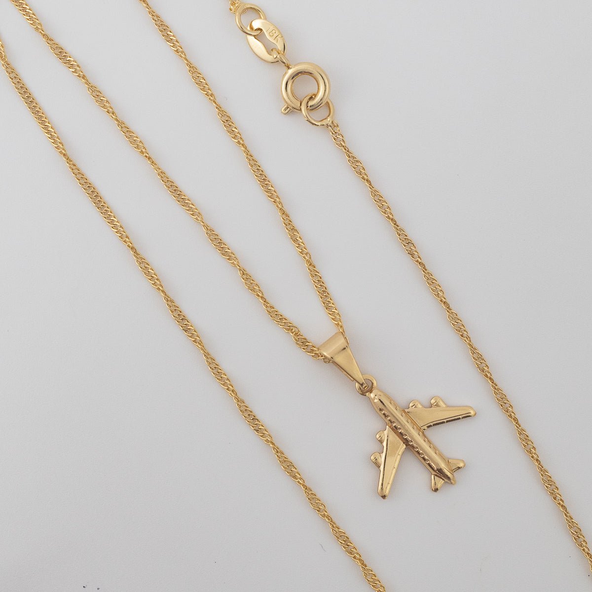 Set Avión (cadena con dije) - Vibrantto Joyería - OC46033 - OC27521