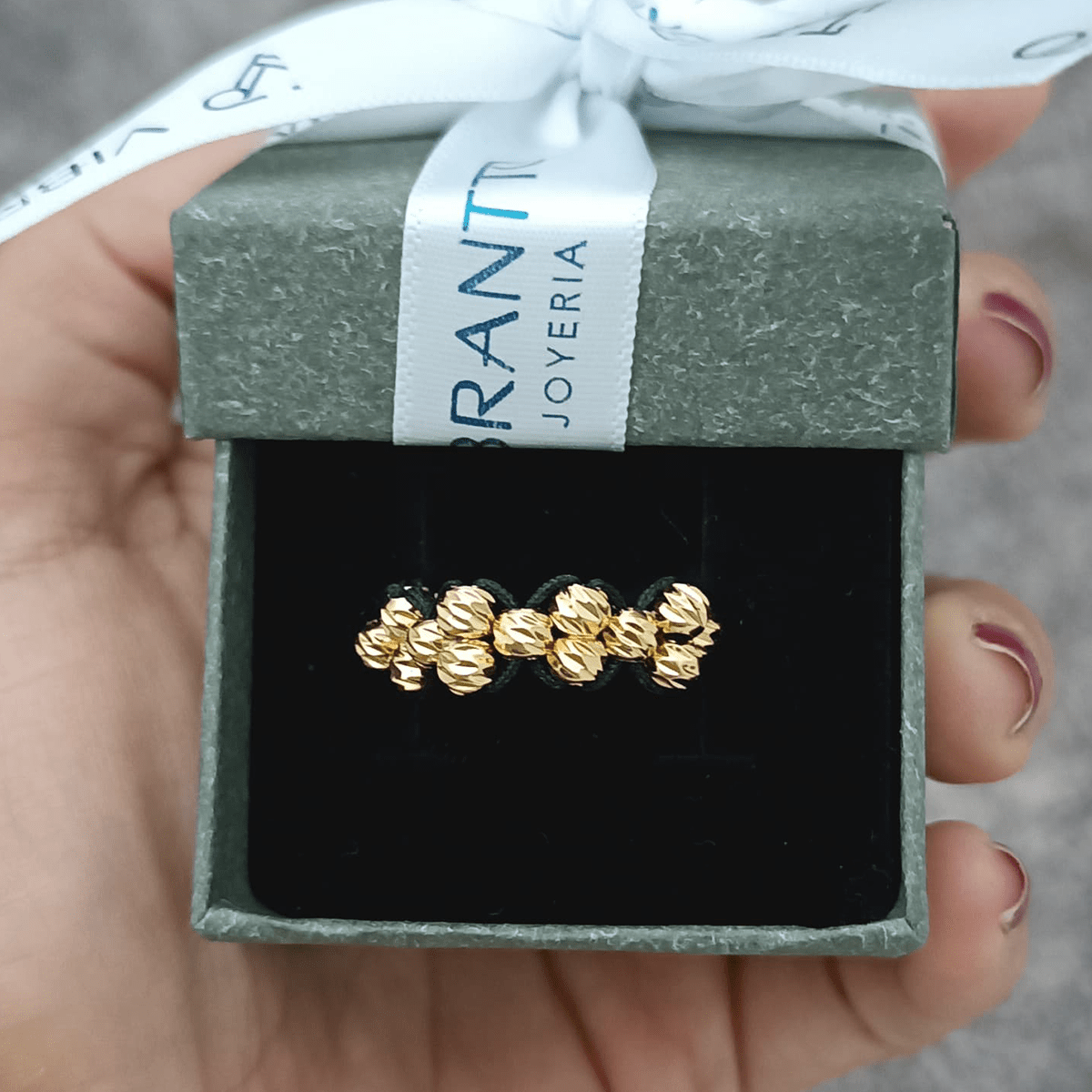 Anillo Tejido Carril Intercalado - Vibrantto Joyería