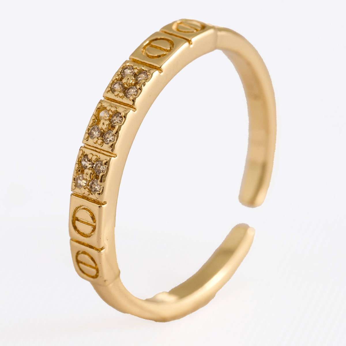 Anillo Ajustable Imperio CT - Vibrantto Joyería - 13105