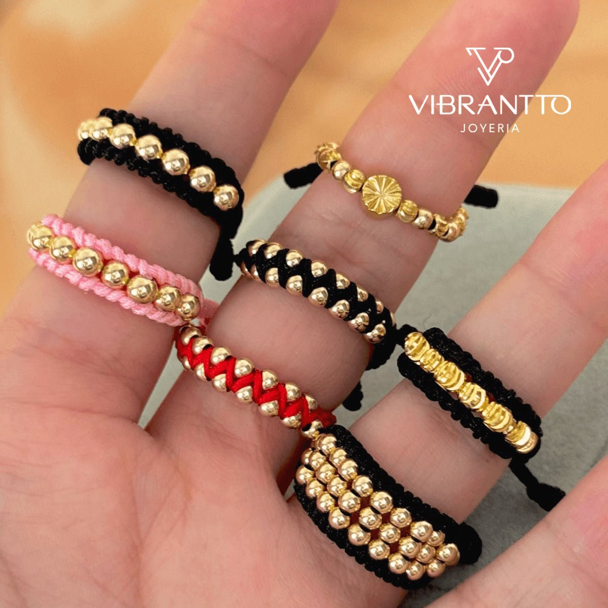 Anillos Tejidos Dama Ajustables - Vibrantto Joyería