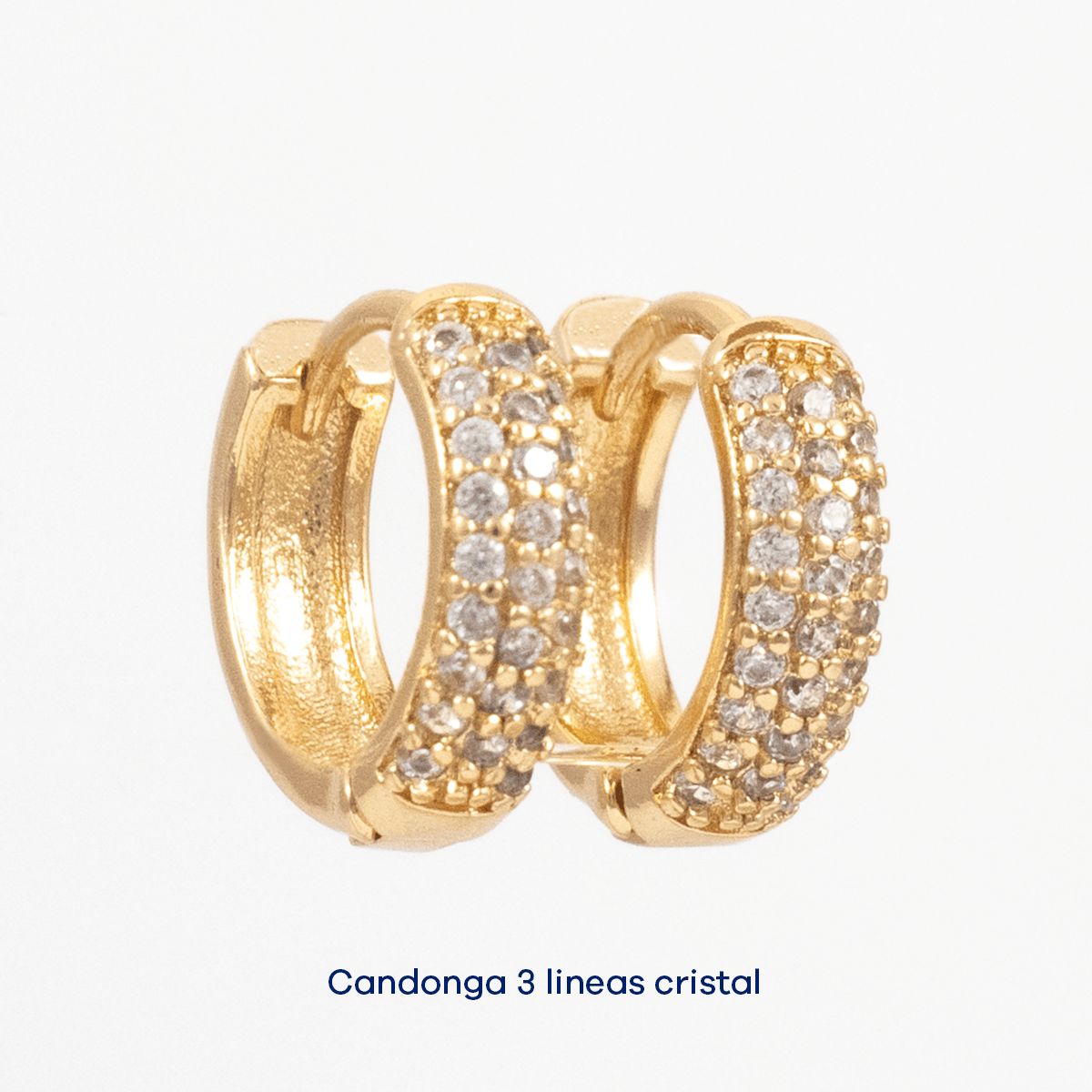 Candonga 3 lineas 1.2 cm - Vibrantto Joyas y Accesorios - OC35167