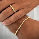 Combo Full Balin Diamantado (anillo + manilla) - Vibrantto Joyería