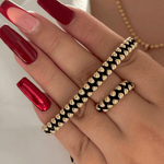 Combo Zigzag (anillo + manilla) - Vibrantto Joyería