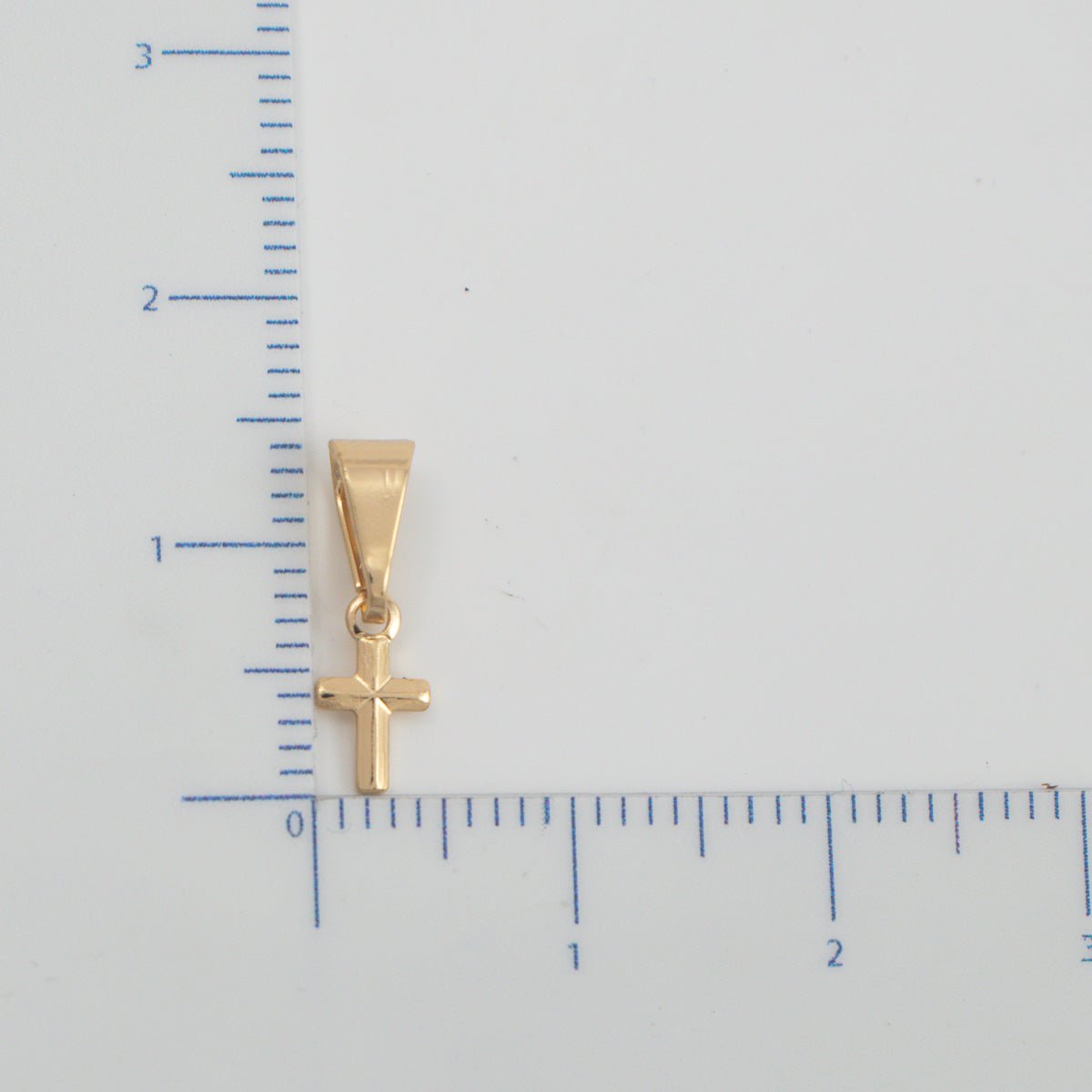 Dije Cruz Mini Biselada - Vibrantto Joyería - OC26176