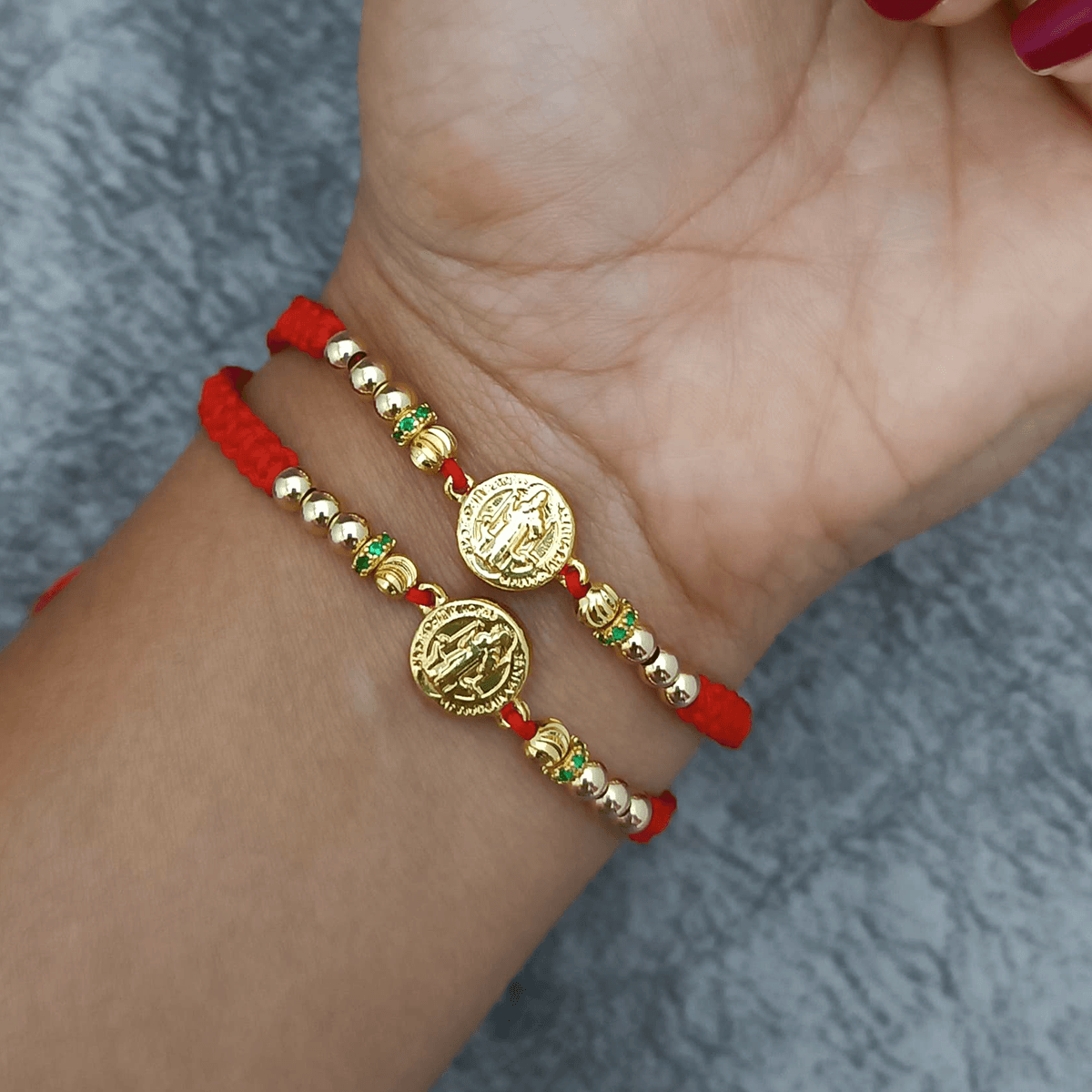 Manilla San Benito Rondel - Vibrantto Joyería