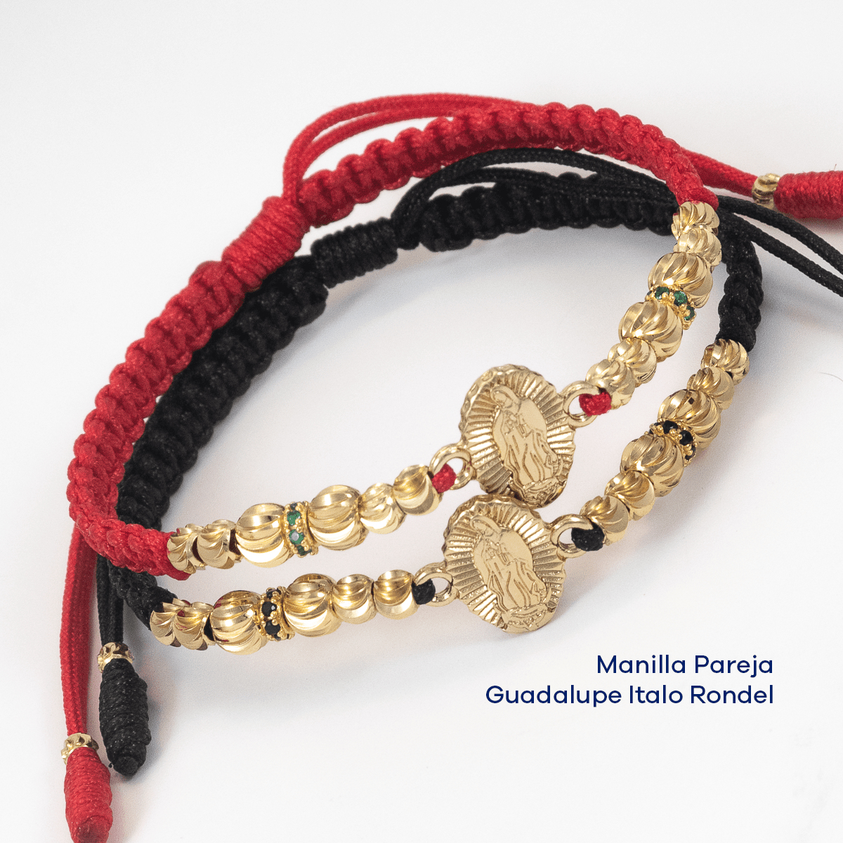 Manilla Pareja Guadalupe Italo Rondel - Vibrantto Joyas y Accesorios - MP3038