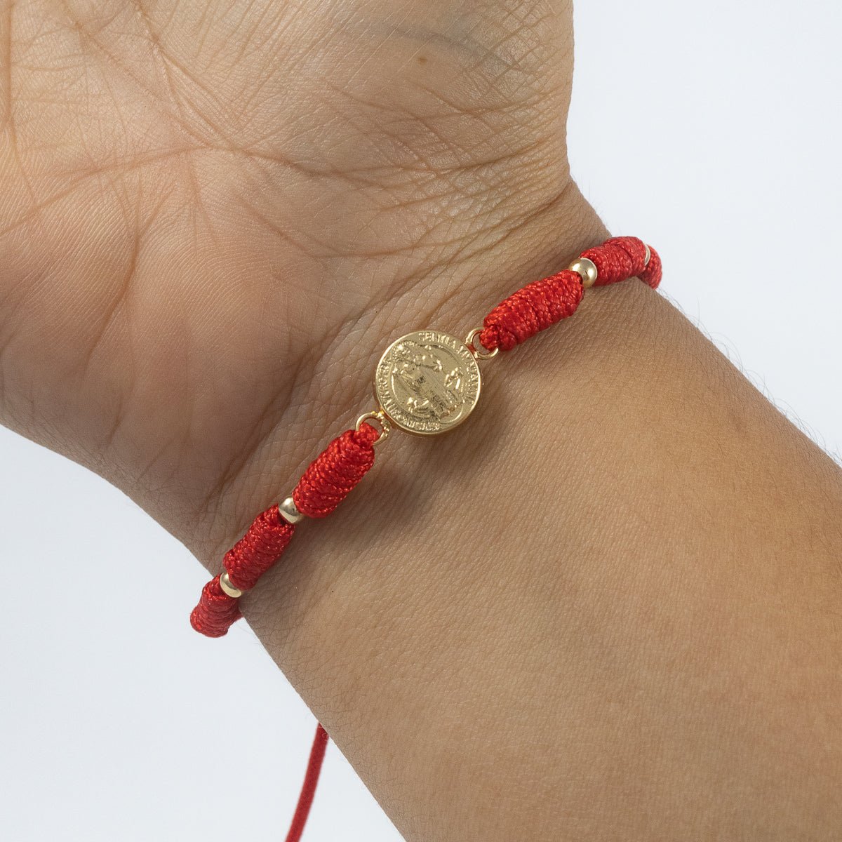 Manilla San Benito 7 nudos 4mm Herraje Unidad - Vibrantto Joyas y Accesorios - MU3049