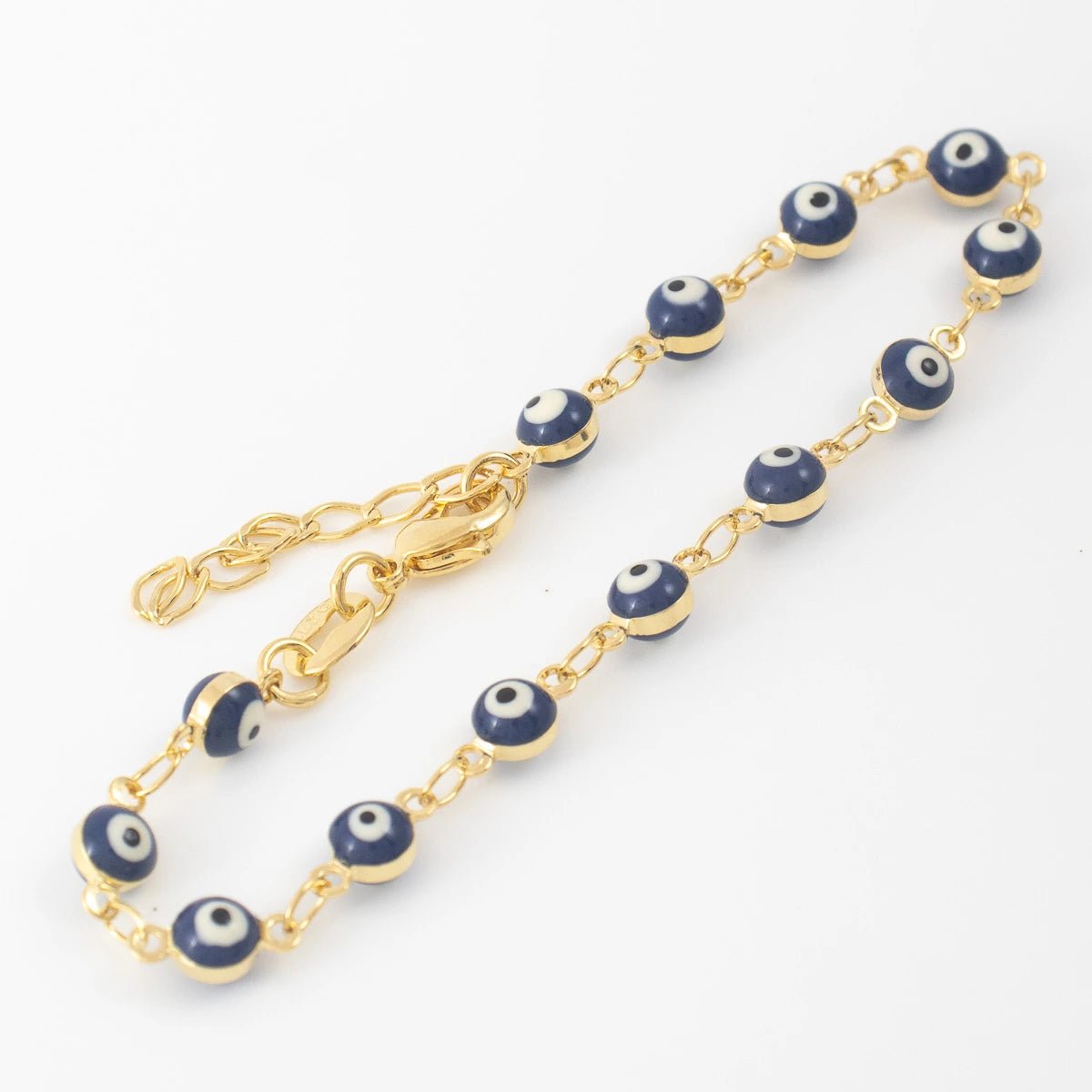 Pulsera Ojo Turco 16 Cm + Extensor - Vibrantto Joyería