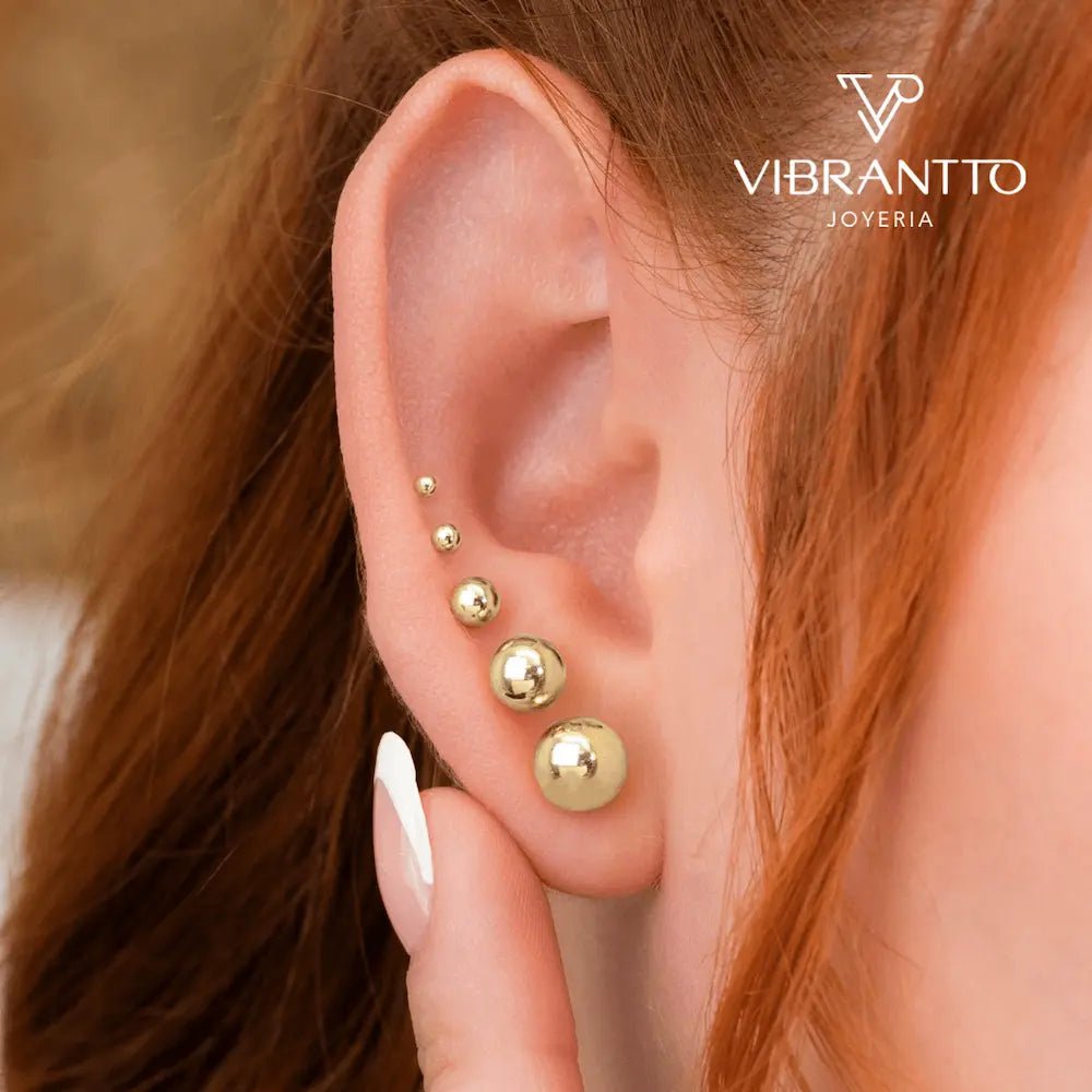 Set Aretes Balín - Vibrantto Joyería