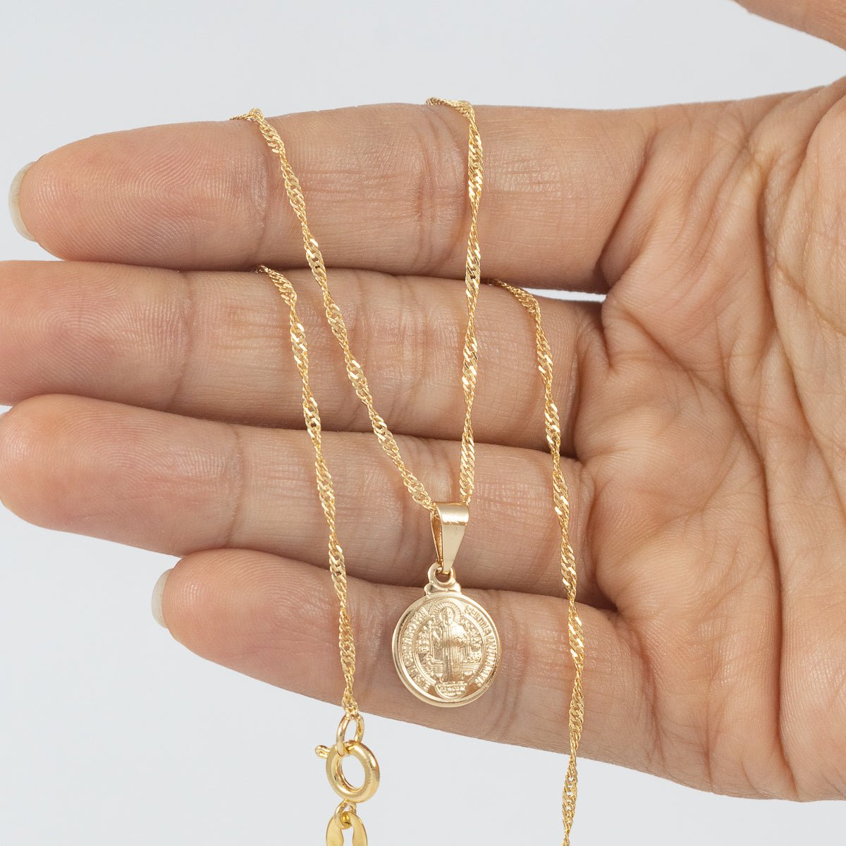 Set San Benito (Cadena con Dije) - Vibrantto Joyería - OC46033 - OC27055