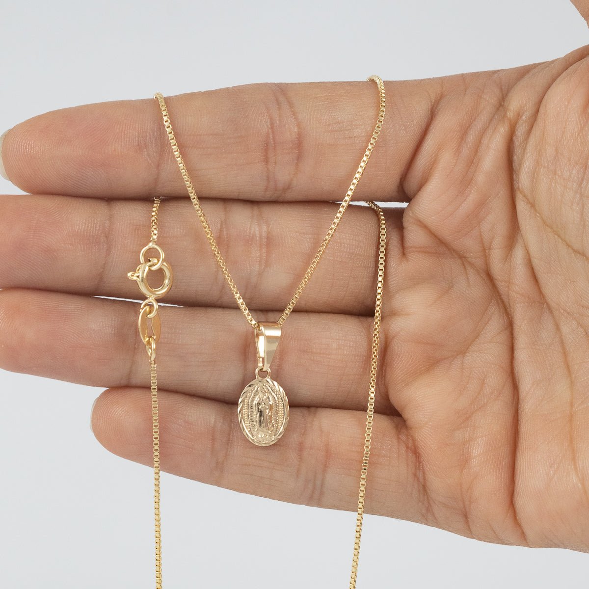 Set Guadalupe (Cadena y dije) - Vibrantto Joyería - OC46664 - OC26277