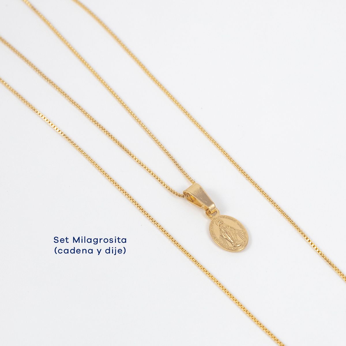 Set Milagrosita (Cadena y dije) - Vibrantto Joyas y Accesorios - OC46397 - OC26285