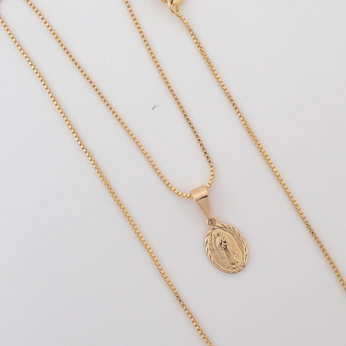 Set Guadalupe (Cadena y dije) - Vibrantto Joyería - OC46664 - OC26277