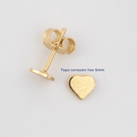 Topo Corazon Liso 5mm - Vibrantto Joyería - OC34069