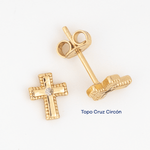 Topo Cruz Circon - Vibrantto Joyas y Accesorios - T671