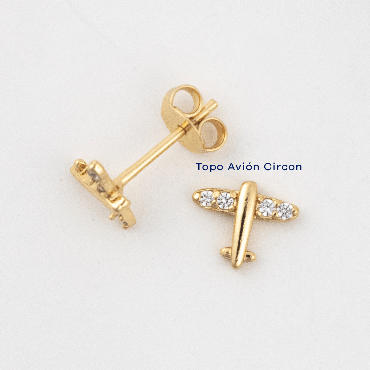 Topo Avion Circon - Vibrantto Joyas y Accesorios - T620