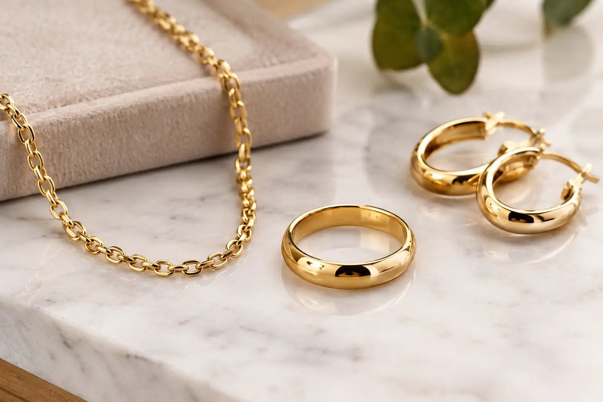¿Cuánto dura el oro laminado 18k en joyas?