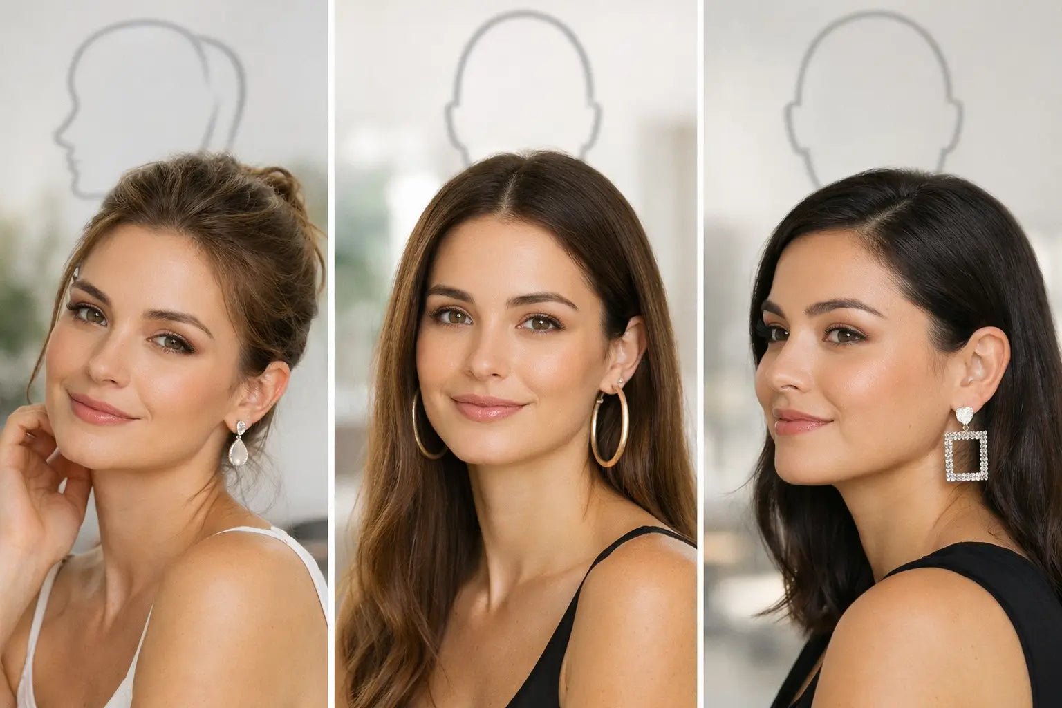 Cómo elegir aretes según tu rostro
