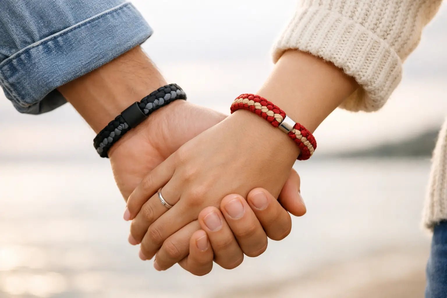 Mejores manillas tejidas para pareja hoy