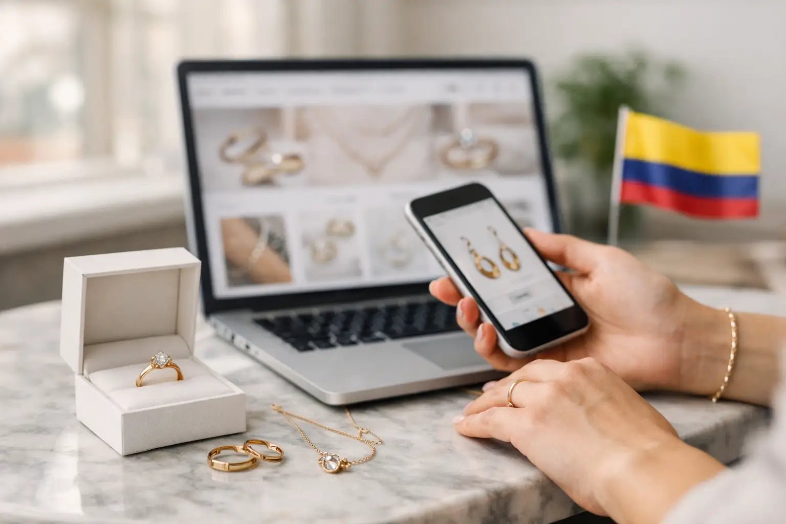 Comprar joyas online Colombia sin fallar