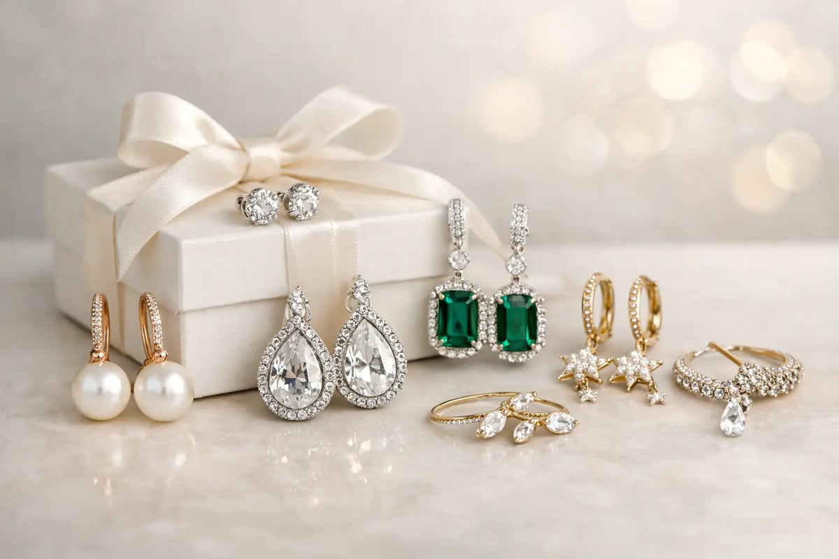 12 ideas de aretes para regalo que siempre brillan