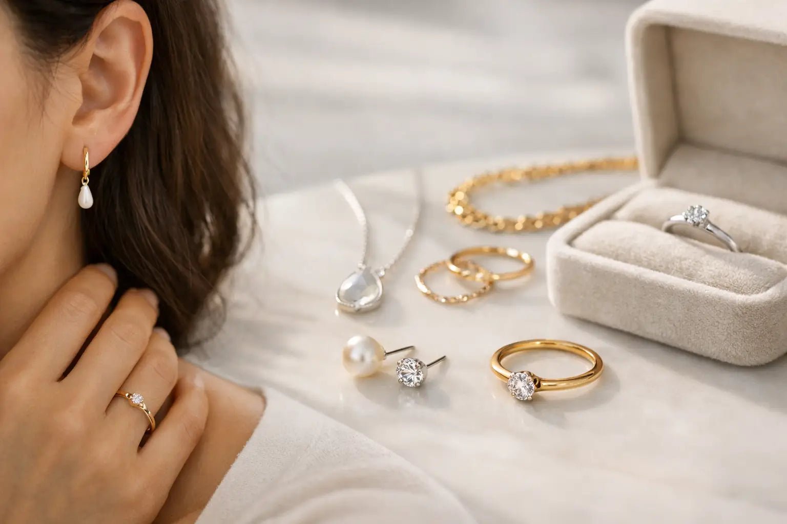Joyas para piel sensible: qué elegir bien