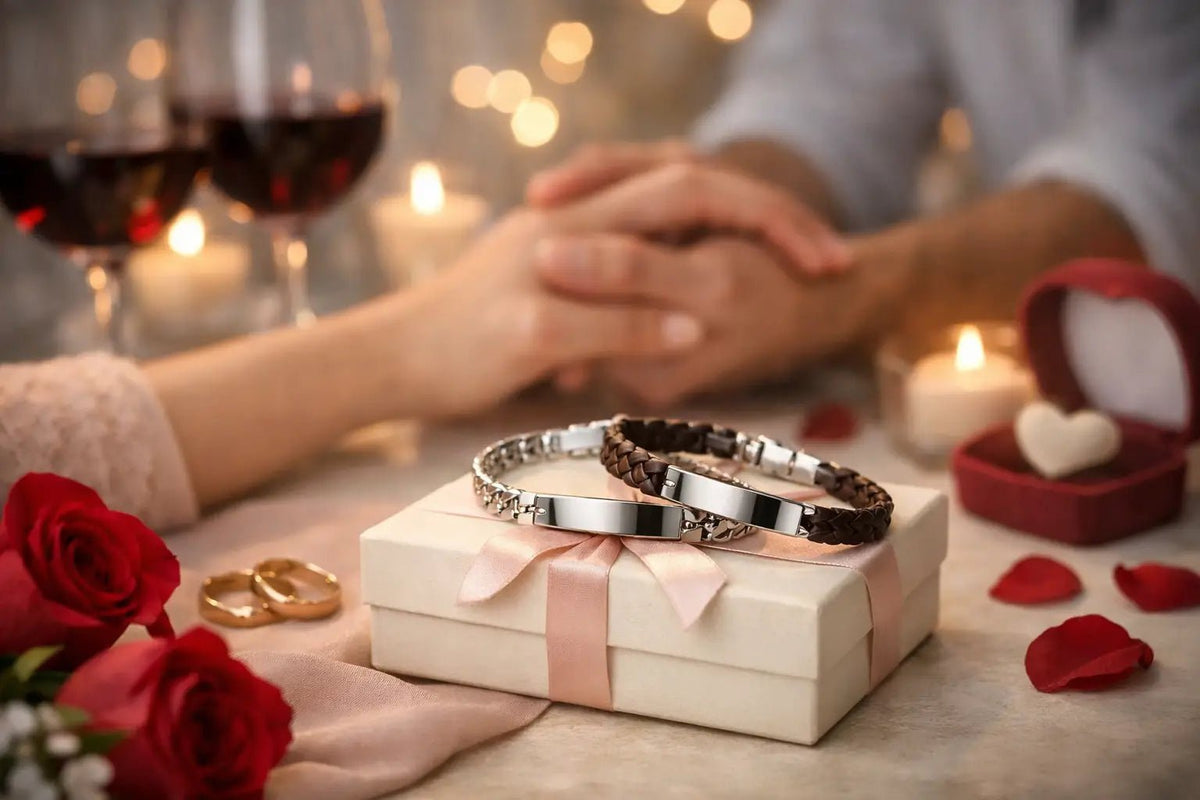 Regalos románticos con manillas personalizadas