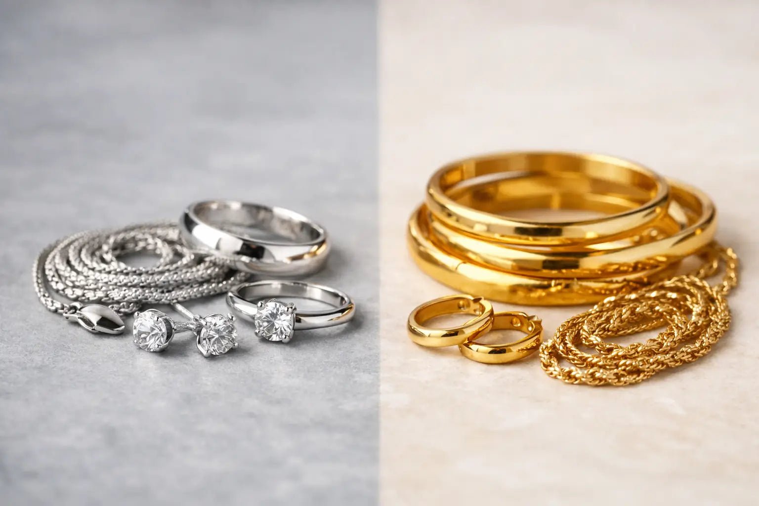 Plata 925 vs oro laminado: ¿cuál elegir?