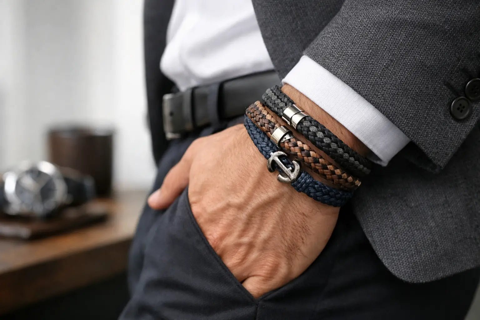 Manillas tejidas premium hombre: cómo elegir