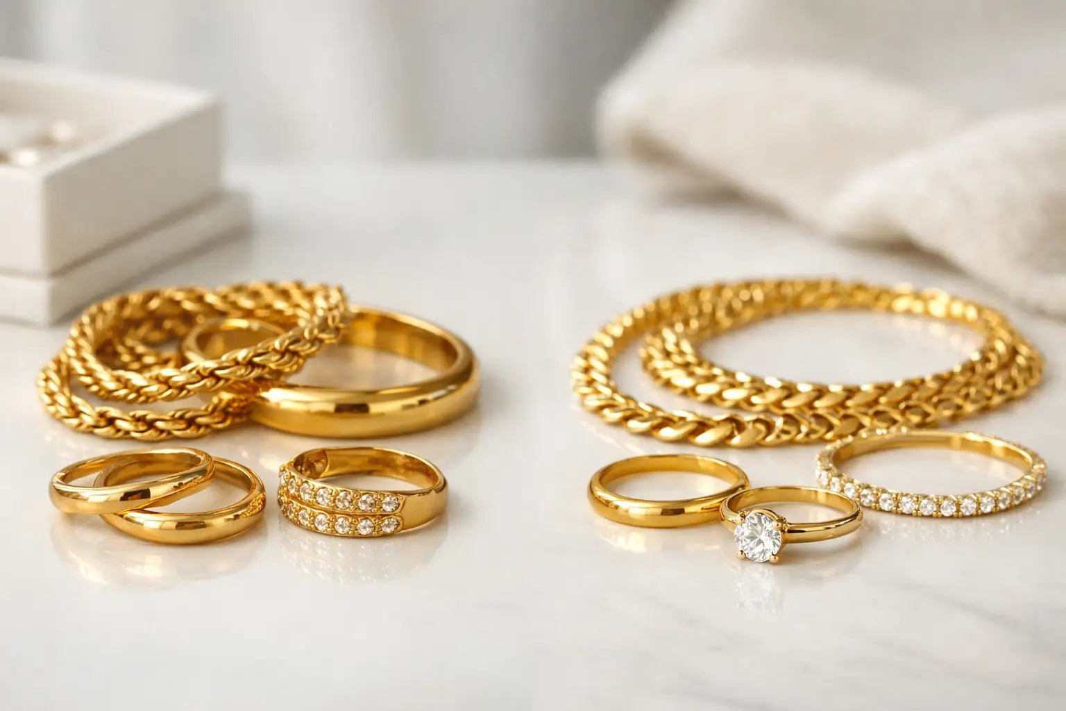 Oro laminado vs oro 18k: ¿cuál elegir?