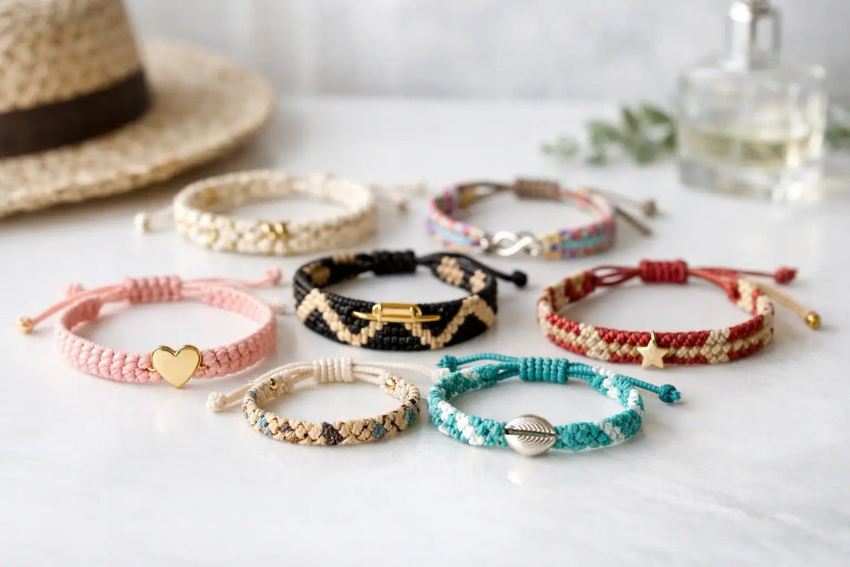 7 mejores manillas tejidas para mujer con estilo