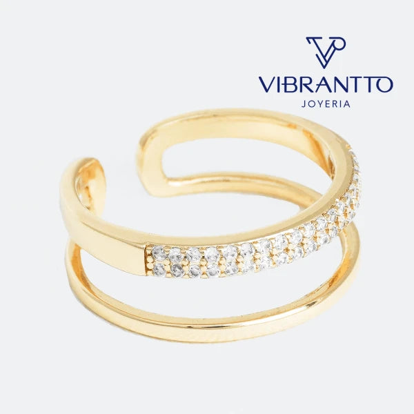 Anillo Dreamer Ajustable 1. Oro Laminado 18k - Vibrantto.com - Colombia