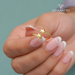 Anillo Stars Ajustable 1. Oro Laminado 18k - Vibrantto.com - Colombia