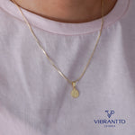 Medalla San Benito mini 2. Oro Laminado 18k - Vibrantto.com - Colombia