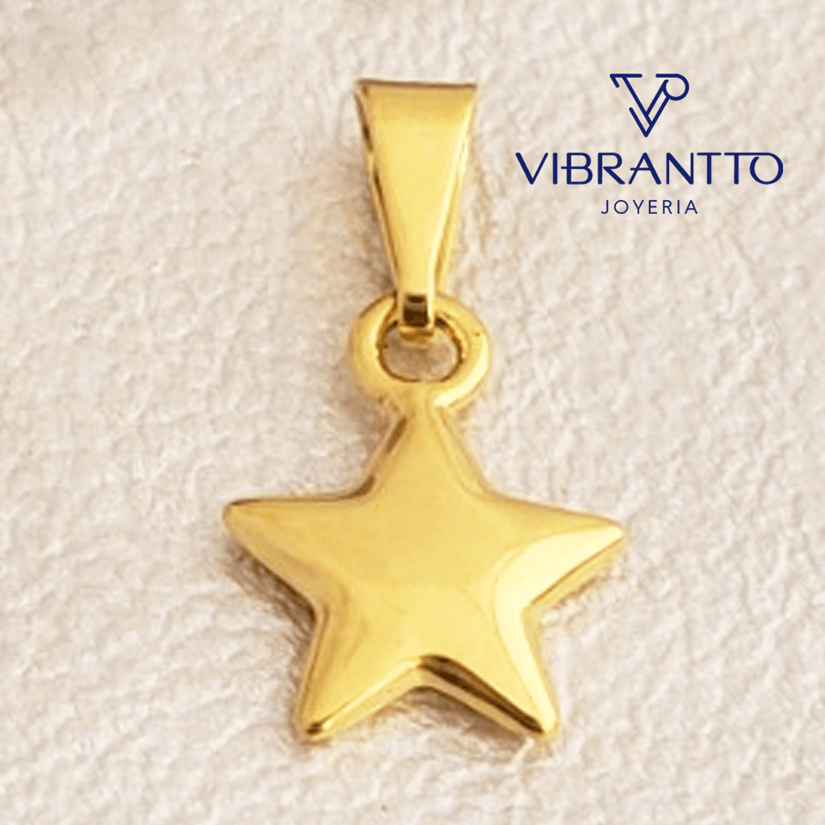 Dije Estrella 1. Oro Laminado 18k - Vibrantto.com - Colombia