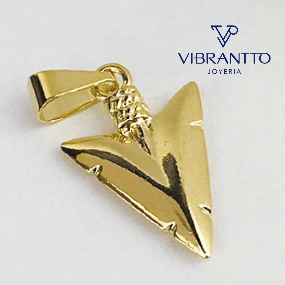 Dije Punta Flecha 1. Oro Laminado 18k - Vibrantto.com - Colombia