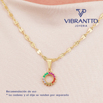 Dije Rainbow 2. Oro Laminado 18k - Vibrantto.com - Colombia