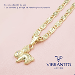 Dije Rabbit 3. Oro Laminado 18k - Vibrantto.com - Colombia