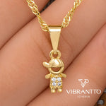 Dije Niño 2. Oro Laminado 18k - Vibrantto.com - Colombia