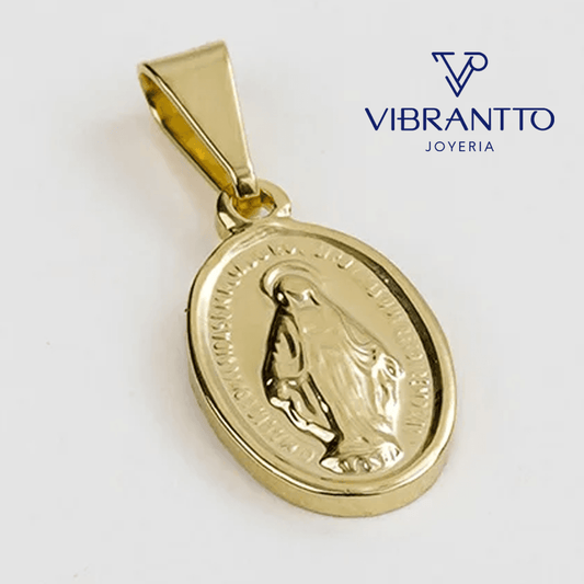 Medalla Virgen Milagrosa 1. Oro Laminado 18k - Vibrantto.com - Colombia