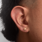 Topo Sol Hexagono 5mm - Vibrantto Joyas y Accesorios - T731