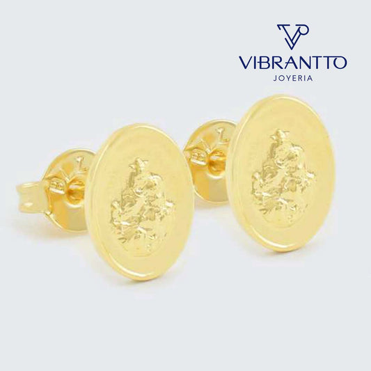 Topo Virgen del Carmen mini 1. Oro Laminado 18k - Vibrantto.com - Colombia