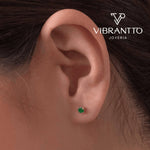 Topo Caja Circonias 4. Oro Laminado 18k - Vibrantto.com - Colombia
