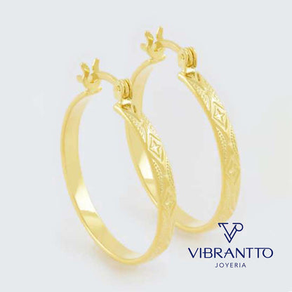 Candonga Badge 1. Oro Laminado 18k - Vibrantto.com - Colombia