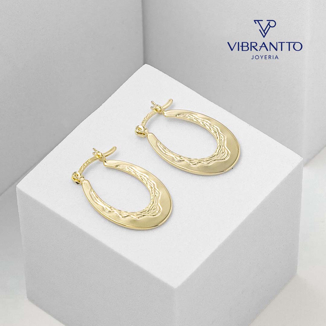 Candonga Vintage 2. Oro Laminado 18k - Vibrantto.com - Colombia