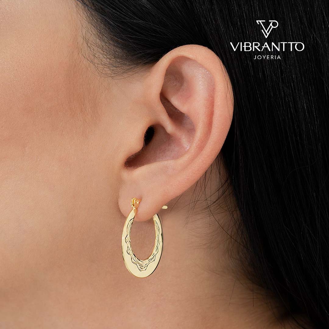 Candonga Vintage 1. Oro Laminado 18k - Vibrantto.com - Colombia